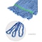 Alpine Industries 5in Head and Tail Bands Blue Loop End 24oz Cotton Mop Head, Green ALP302-02-5G - alternate 6